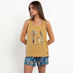Pigiama donna estivo tropicale cotone Admas 64580