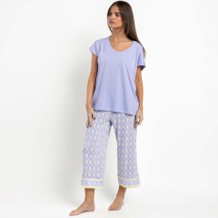 Pigiama donna pantalone capri cotone Admas 64582