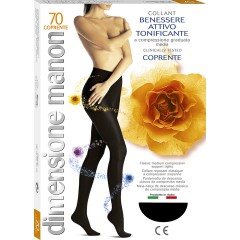 Collant cabifi 70 den microfibra coprente compressione graduata media
