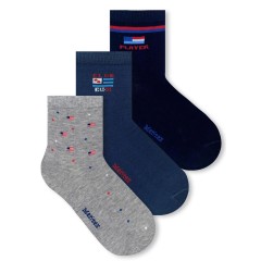 Calze bambino Meritex 7069 club in cotone fantasia 6 paia