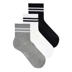 Calzini corti bambino Meritex 7201 cotone con polsino 6 paia