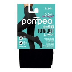 Collant donna in cotone Pompea ultra light cotton