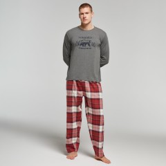 Pigiama uomo con orso caldo cotone Arturo Pompea 