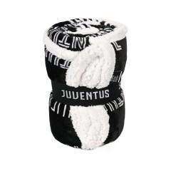 Plaid agnellato Juventus 130x160 ufficale