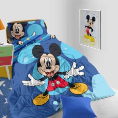 Copriletto trapunta invernale Mickey Mouse Disney