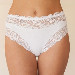 Slip donna Risveglia i Sensi 506 cotone modal e pizzo 6 pezzi