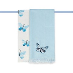 Strofinacci Vingi per cucina 100% cotone Alexandra farfalle 2 pz