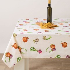 Tovaglia Vingi Armonia fantasia Ortaggi crema