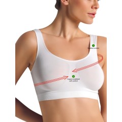 Brassiere Reggiseno senza ferretto modellante top sensì