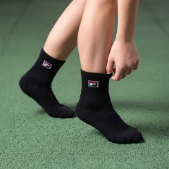 Calze corte bambino Fila F1042 nere cotone 3 paia