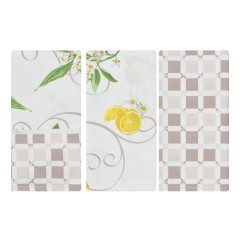 Set da 3 strofinacci 100% cotone