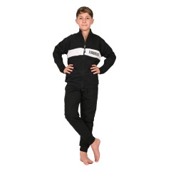 Tuta bambino Juventus FC in cotone leggero bianco nero F20 2085