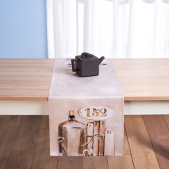 Runner tavolo in cotone dis. 18 Vingi 45x140