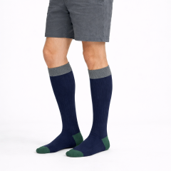 Calza uomo lunga in misto cashmere e lana Prisco Cachelife UL - 3 paia