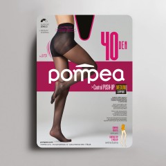 Collant Pompea control push up 40 den contenitivo