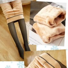 Collant termico interno felpato esterno effetto velato effetto caldi Meritex