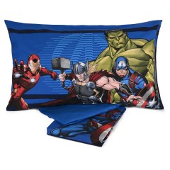 Completo letto Avengers Marvel lenzuola Disney