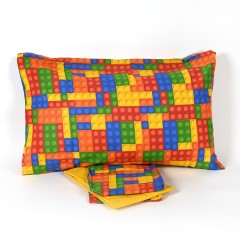 Completo Letto Singolo 100% cotone Jolly Bricks