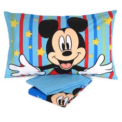 Completo letto set lenzuola Mickey Mouse cotone Disney