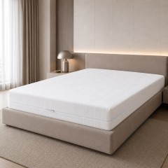 Coprimaterasso con cerniera cotone fasciato Zambaiti cottony zip