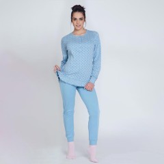 Pigiama donna 100% caldo cotone Nazareno Gabrielli D6028
