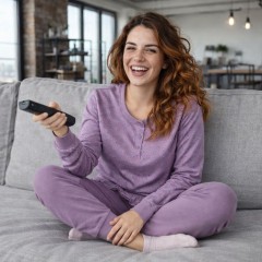 Pigiama donna 100% caldo cotone Nazareno Gabrielli D6028