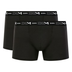 Boxer Dim D6596 cotone elasticizzato nero 2 pz