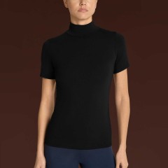 Maglia donna MC collo alto in ecoviscosa calda e morbida Ragno D794AY