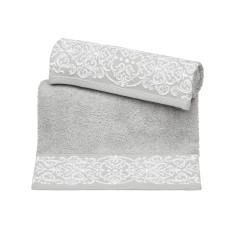 Vingi set asciugamani viso + ospite Damasco perla