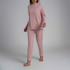 Pigiama donna collo a vulcano in cotton eco pile Ragno DR89NQ