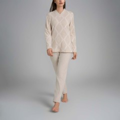 Pigiama donna in caldo cotton eco pile Ragno DR90N2