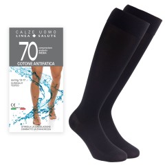 Calze uomo compressione graduata Cabifi cotone 70 den