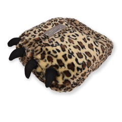 Scaldapiedi pantofolone peluche Preziosa 0016 leopardo