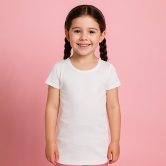 Maglie bimba Ellepi 4290 mezza manica cotone 3 pz