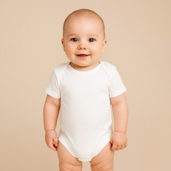 Body ellepi 802 neonato bambino manica corta cotone 3 pz