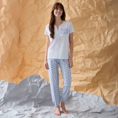 Pigiama donna primaverile a fantasia Enrico Coveri EP5329