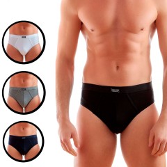 Slip uomo Enrico Coveri cotone elasticizzato es1002 3 pz