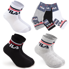 Calzini corti bimbo bimba Fila Quarter F8338 3 pezzi