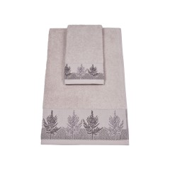 Vingi set asciugamani viso + ospite Fiona sabbia