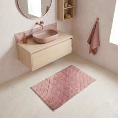 Tappeto arredo bagno disegno ondulato antiscivolo Kaleido Zambaiti 