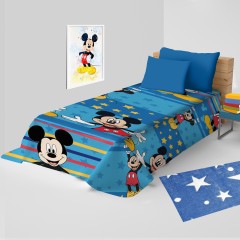 Copriletto cameretta cotone Mickey Mouse Topolino Disney