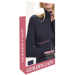 Lupetto donna cashmere Golden Lady I1442 collo alto