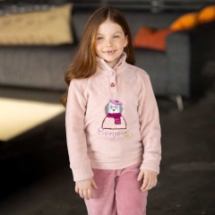 Pigiama bimbo pile coral cagnolino Irge IKI