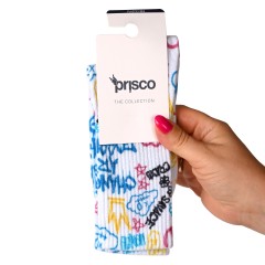 Calze corte tennis cotone stampa HD fantasia Prisco C