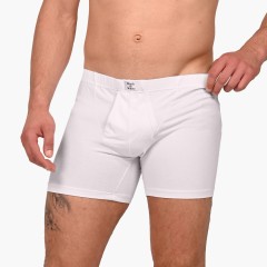 Boxer uomo con apertura elasticizzato gamba lunga Made in Italy