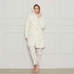 Giacca da camera donna con cappuccio Cippi 4034