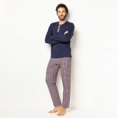 Pigiama uomo in fibra di bambù Armata di Mare 2490