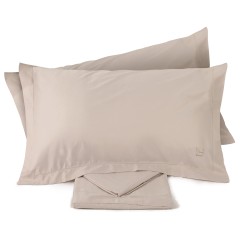 Completo letto Artemisia matrimoniale lenzuola in raso di cotone Laura Biagiotti