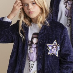Giacca da camera con tenere stelline Santoro 57503