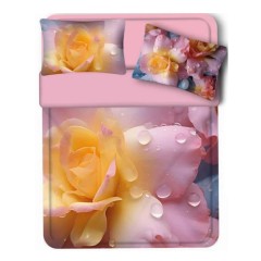 Completo letto 100% cotone Biancaluna Agata